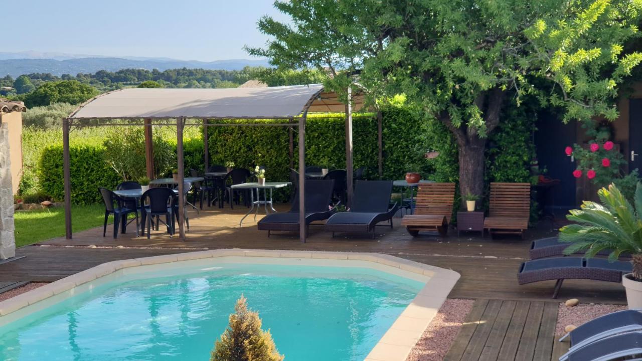 Le Jardin D'Ivana Chambres D'Hotes B&B Avec Piscine Chauffee Oppede Exterior photo